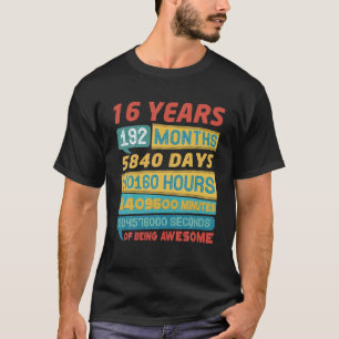 Phantastische limitierte Auflage von 16 Jahren Vin T-Shirt