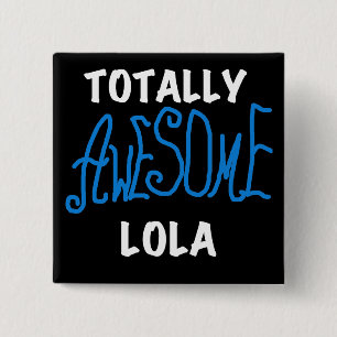 Phantastische Lola Blue Tshirts und Geschenke Button