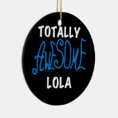 Phantastische Lola Blue Tshirts und Geschenke Keramik Ornament (Rechts)