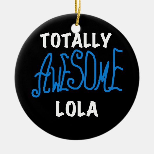 Phantastische Lola Blue Tshirts und Geschenke Keramik Ornament (Vorne)