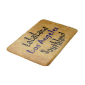 Phantastische Los Angeles Bath Mat! Badematte (Schrägansicht)