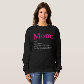 Phantastische Mama Definition Muttertag 1 Sweatshirt (Vorne ganz)
