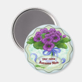 Phantastische Mama Eigenmagnet von Bouquet Magnet (Vorderseite/Rückseite)