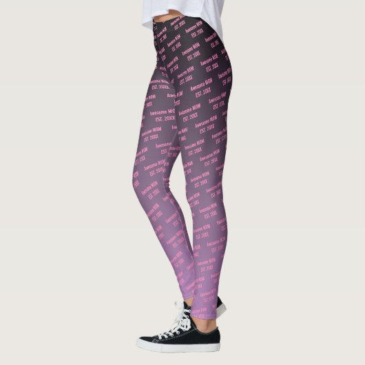 Phantastische Mama, Est. 20XX. Muttertag Leggings (Links)