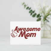 Phantastische Mama für den Muttertag Postkarte (Stehend Vorderseite)