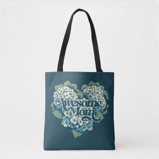 Phantastische Mama Hydrangeas Muttertag Tasche (Vorderseite)
