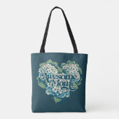 Phantastische Mama Hydrangeas Muttertag Tasche (Rückseite)