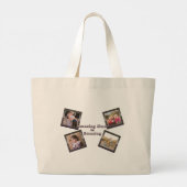 Phantastische Mama ist Phantastisch 4 FotoCollage Tragetasche (Rückseite)