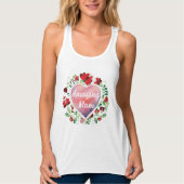 Phantastische Mama Kalligrafisches Skript Mutterta Tank Top (Vorderseite)