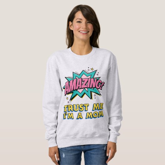 Phantastische Mama Muttertag der Mutter Sweatshirt (Vorne ganz)