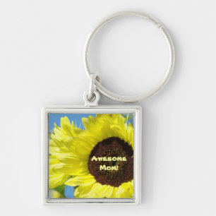 Phantastische Mama! Schlüsselanhänger Sonnenblumen