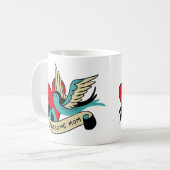 Phantastische Mama Tattoo Kaffeetasse (Vorderseite Links)