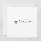 Phantastische Mama Tattoo und Harlequin Muttertag Karte (Rückseite)