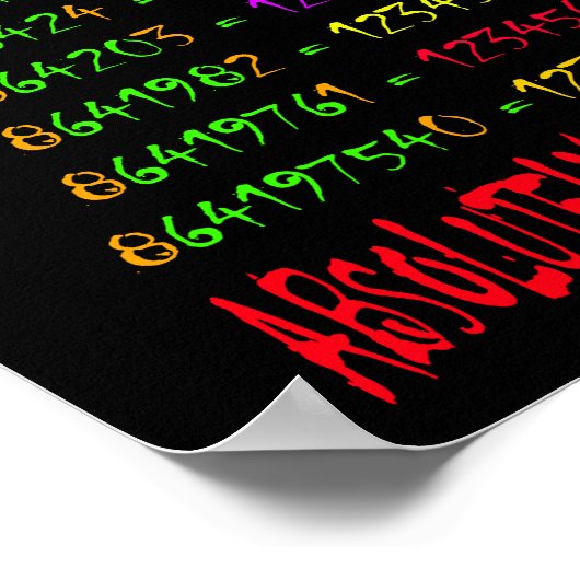 Phantastische Mathematik 4 Poster (Ecke)