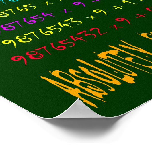 Phantastische Mathematik Reihe 3 Poster (Ecke)