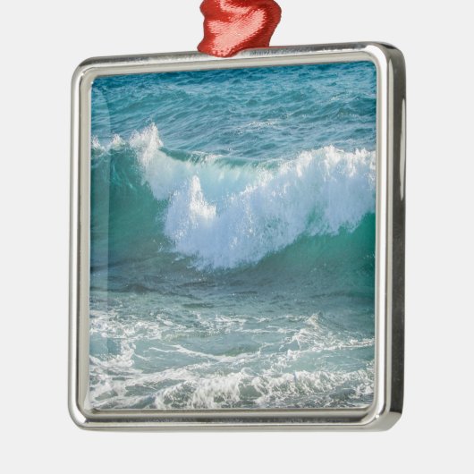 Phantastische Meeresküste Ornament Aus Metall (Links)