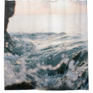 Phantastische Meereswellen Bestes Geschenk für N Duschvorhang