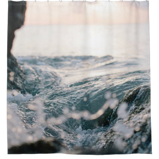 Phantastische Meereswellen | Bestes Geschenk für N Duschvorhang (Vorderseite)