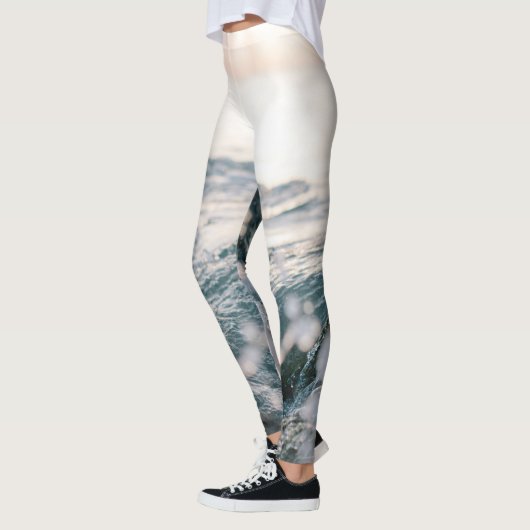 Phantastische Meereswellen | Bestes Geschenk für N Leggings (Links)