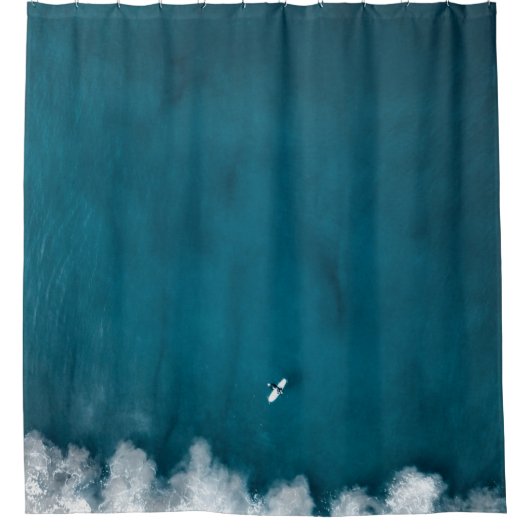 Phantastische Meereswellen Duschvorhang (Vorderseite)