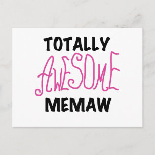 Phantastische Memaw Pink Tshirts und Geschenke Postkarte