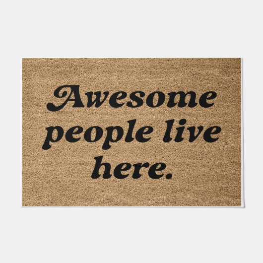 Phantastische Menschen leben hier Fußmatte (Vorderseite)