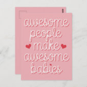 Phantastische Menschen machen Phantastische Babys  Postkarte (Vorne/Hinten)