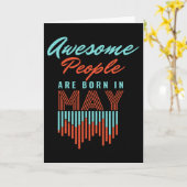 PHANTASTISCHE MENSCHEN SIND IM MAI GEBOREN - MAI G KARTE (Gelbe Blume)