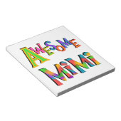 Phantastische Mimi-T - Shirt und Geschenke Notizblock (angewinkelt)