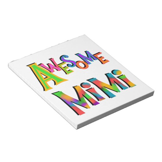 Phantastische Mimi-T - Shirt und Geschenke Notizblock (angewinkelt)