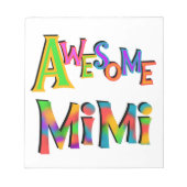 Phantastische Mimi-T - Shirt und Geschenke Notizblock (Vorderseite)