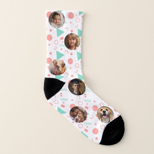 Phantastische, moderne, individuell anpassbare Fot Socken (Links - Innen)