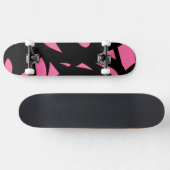 Phantastische Moderne Rosa / Schwarz Skateboard (Horizontal)