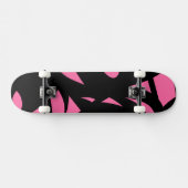 Phantastische Moderne Rosa / Schwarz Skateboard (Horizontal)