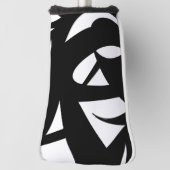Phantastische Moderne Schwarz/Weiß Golf Headcover (Rotieren 90)