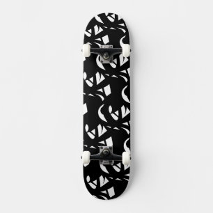 Phantastische Moderne Schwarz/Weiß Skateboard