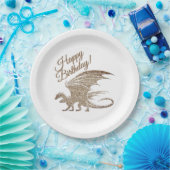 Phantastische Mosaik Dragon Birthday Paper Teller (Party)