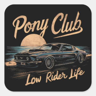 PHANTASTISCHE MUSKELKRAFTFAHRZEUGKÖRPER QUADRATISCHER AUFKLEBER