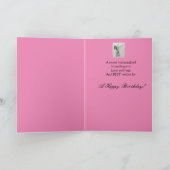 Phantastische Mutter glücklich Geburtstag Sweet Hu Karte (Innenseite)