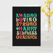 Phantastische Mutter Liebe Zitat zur Inspiration M Karte (Gelbe Blume)