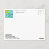 Phantastische Nachtansicht, Gewerkschaft Station,  Postkarte (Rückseite)