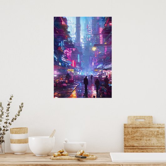 Phantastische Nächte Poster (Küche)