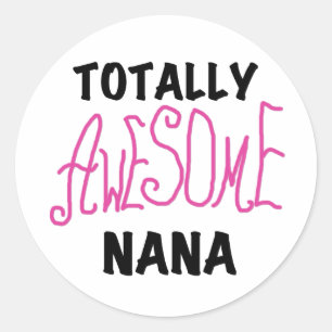 Phantastische Nana Pink T Shirts und Geschenke Runder Aufkleber