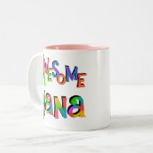 Phantastische Nana-T - Shirt und Geschenke Zweifarbige Tasse (Vorderseite Links)