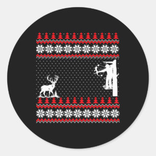 Phantastische Niedliche Funny Duck Hunter Deer Jag Runder Aufkleber