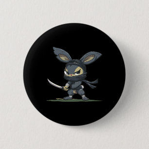 Phantastische Ninja Bunny Graphic für ein Cooles A Button