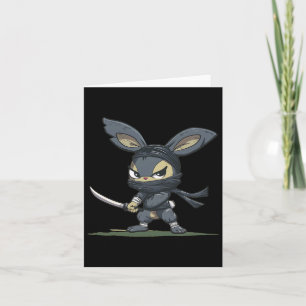 Phantastische Ninja Bunny Graphic für ein Cooles A Karte