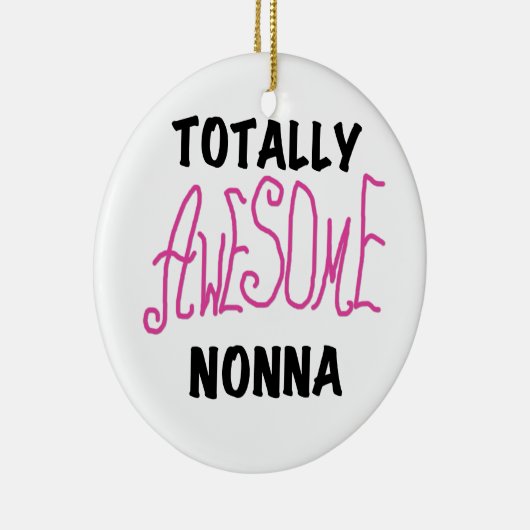 Phantastische Nonna Pink T - Shirt und Geschenke Keramik Ornament (Rechts)