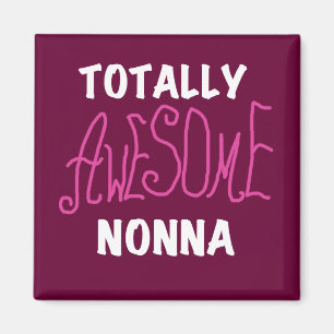 Phantastische Nonna Pink T - Shirt und Geschenke Magnet