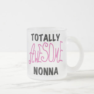 Phantastische Nonna Pink T - Shirt und Geschenke Mattglastasse